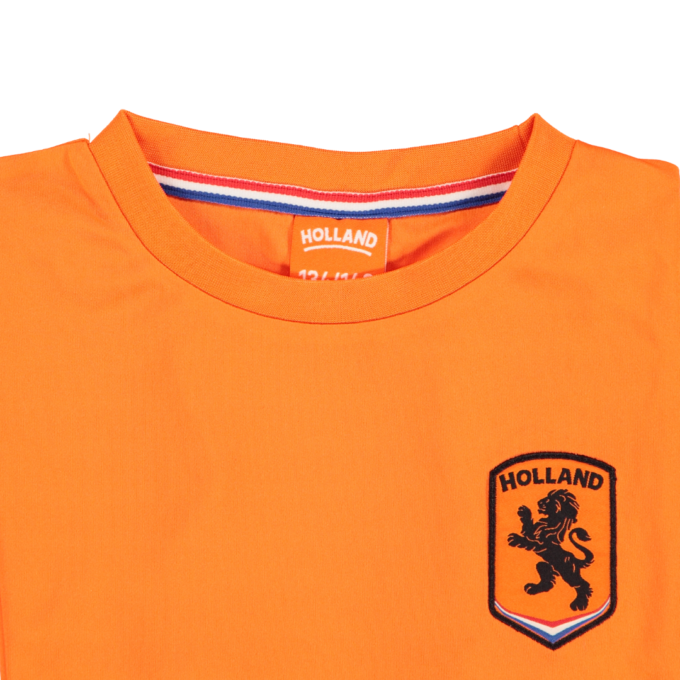 Detailfoto Oranje heren t-shirt