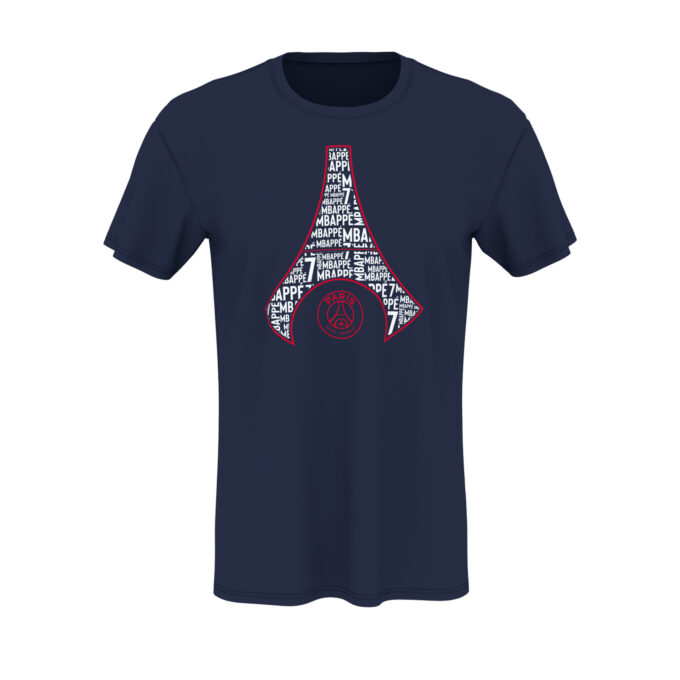 PSG Mbappé 'Eiffel' t-shirt adults voorzijde