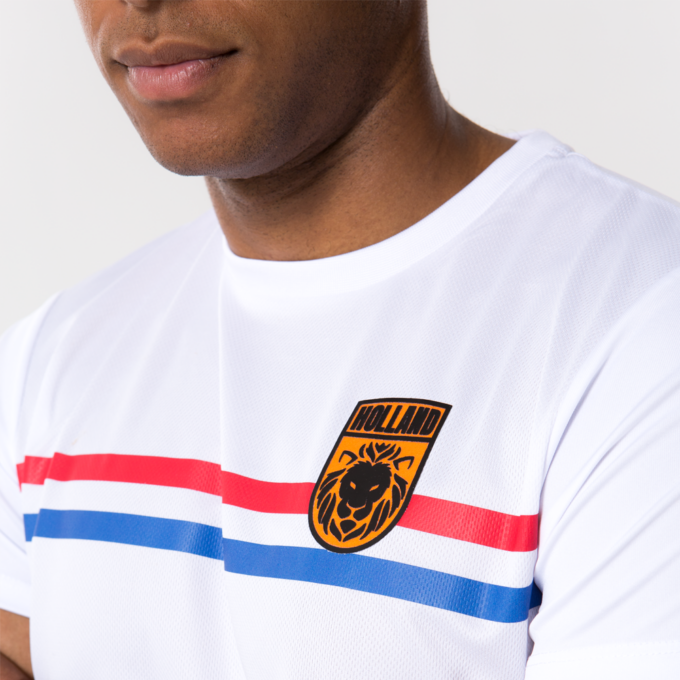 holland-voetbalshirt-wit