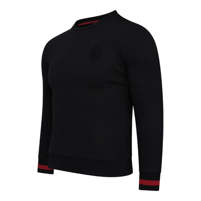 AC Milan logo sweater vrouwen schuin