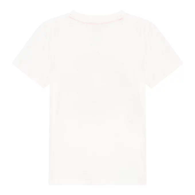 PSG big logo t-shirt wit kids achterzijde