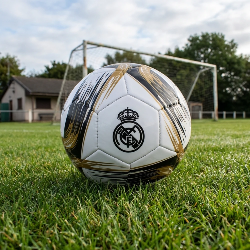 Real madrid logo voetbal brush sfeer