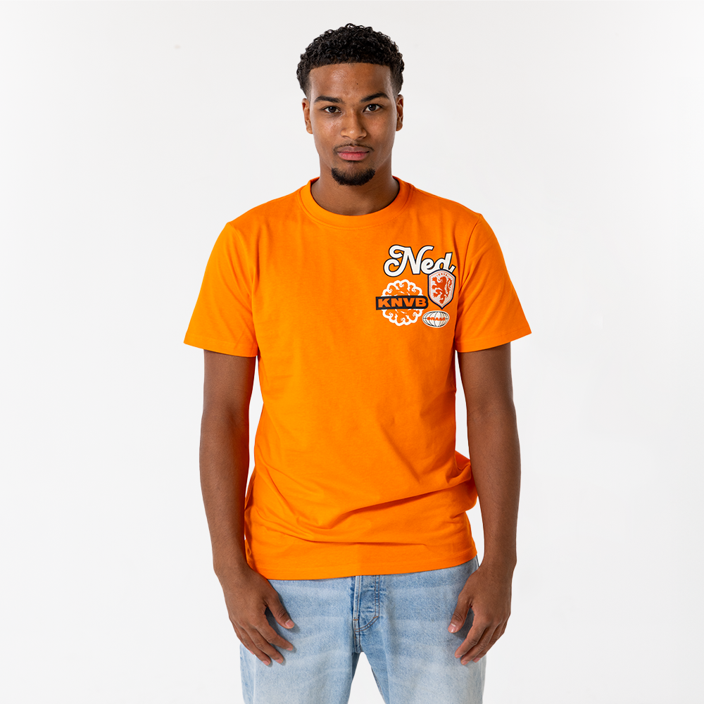 KNVB oranje shirt badge voorkant model 1
