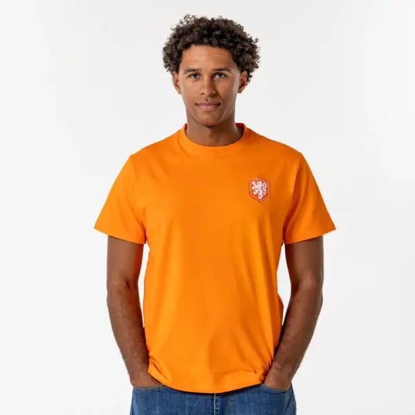 Nederlands elftal logo T-shirt oranje
