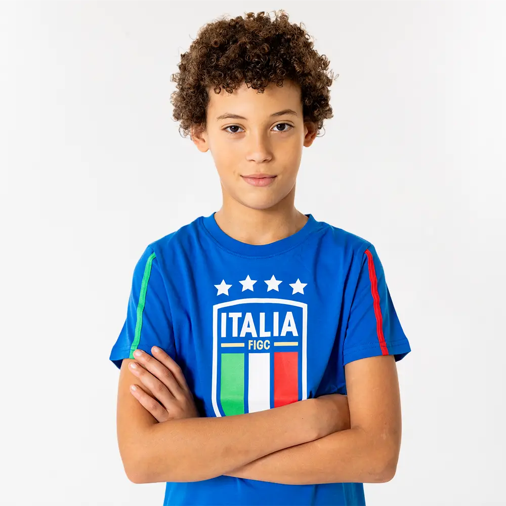 Italie big logo t shirt kids model 3