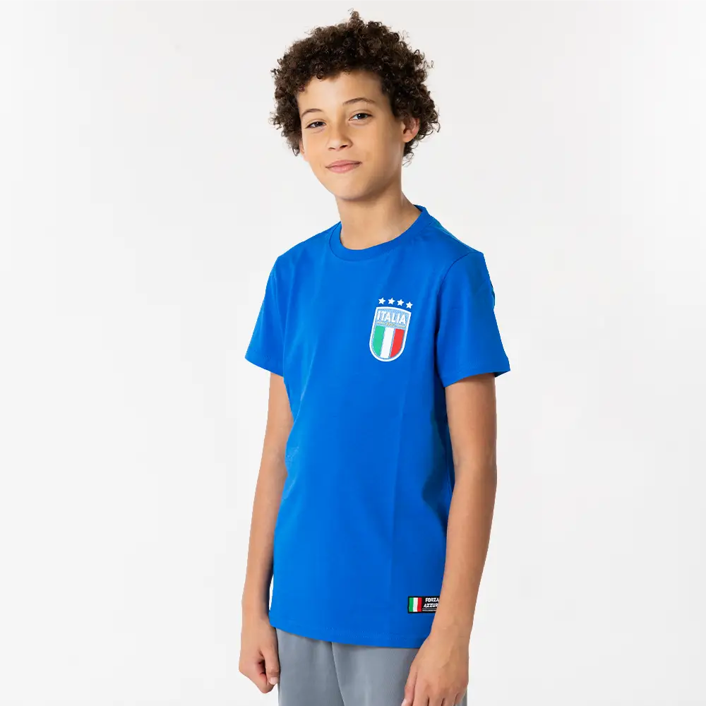 Italie borst logo t shirt kids model 1
