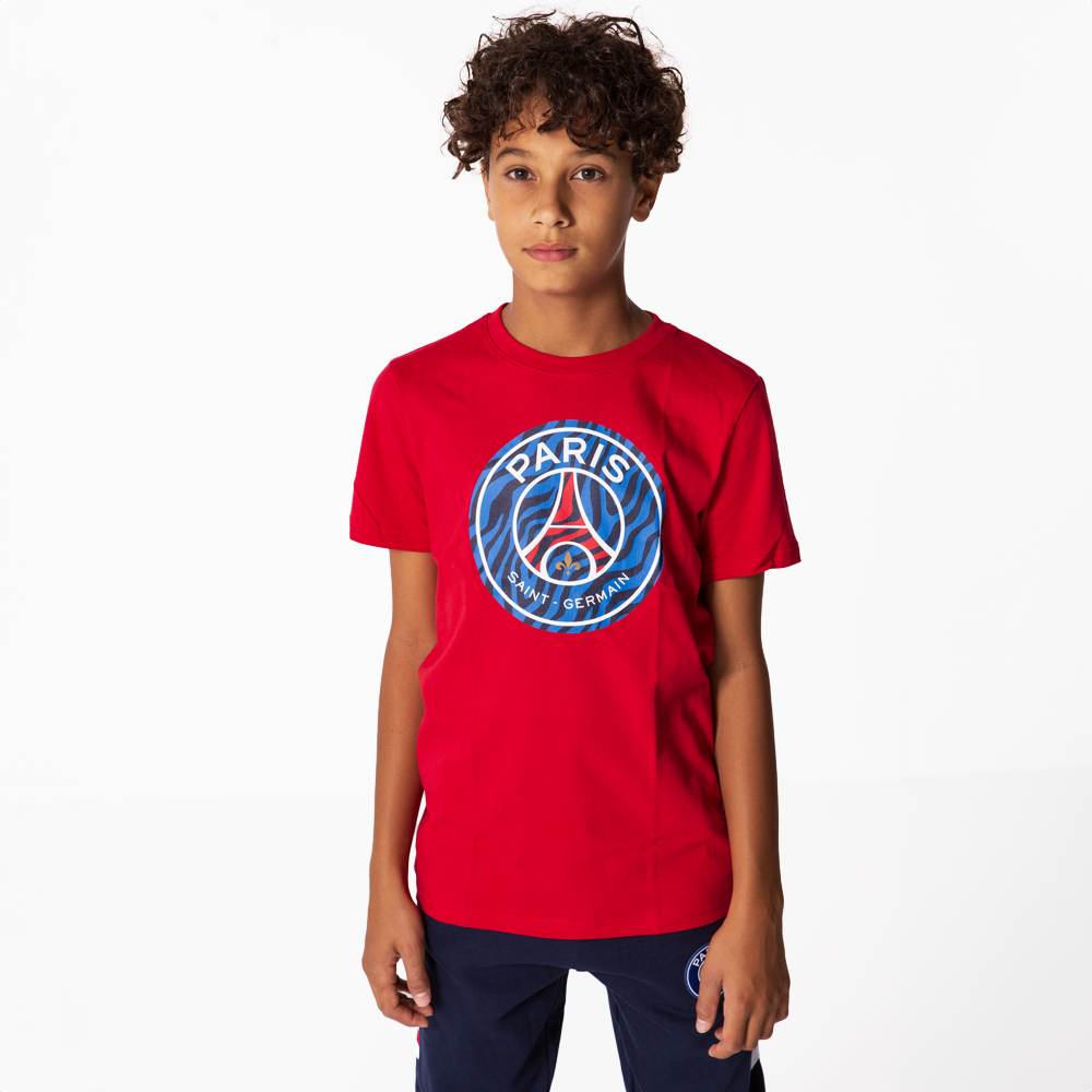 psg-big-logo-shirt-kids-rood