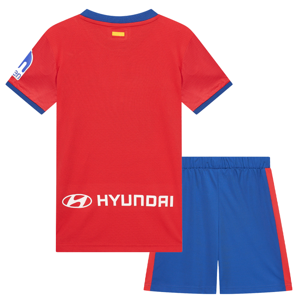 Atletico Madrid Thuis Tenue Kids 24-25 Achterkant