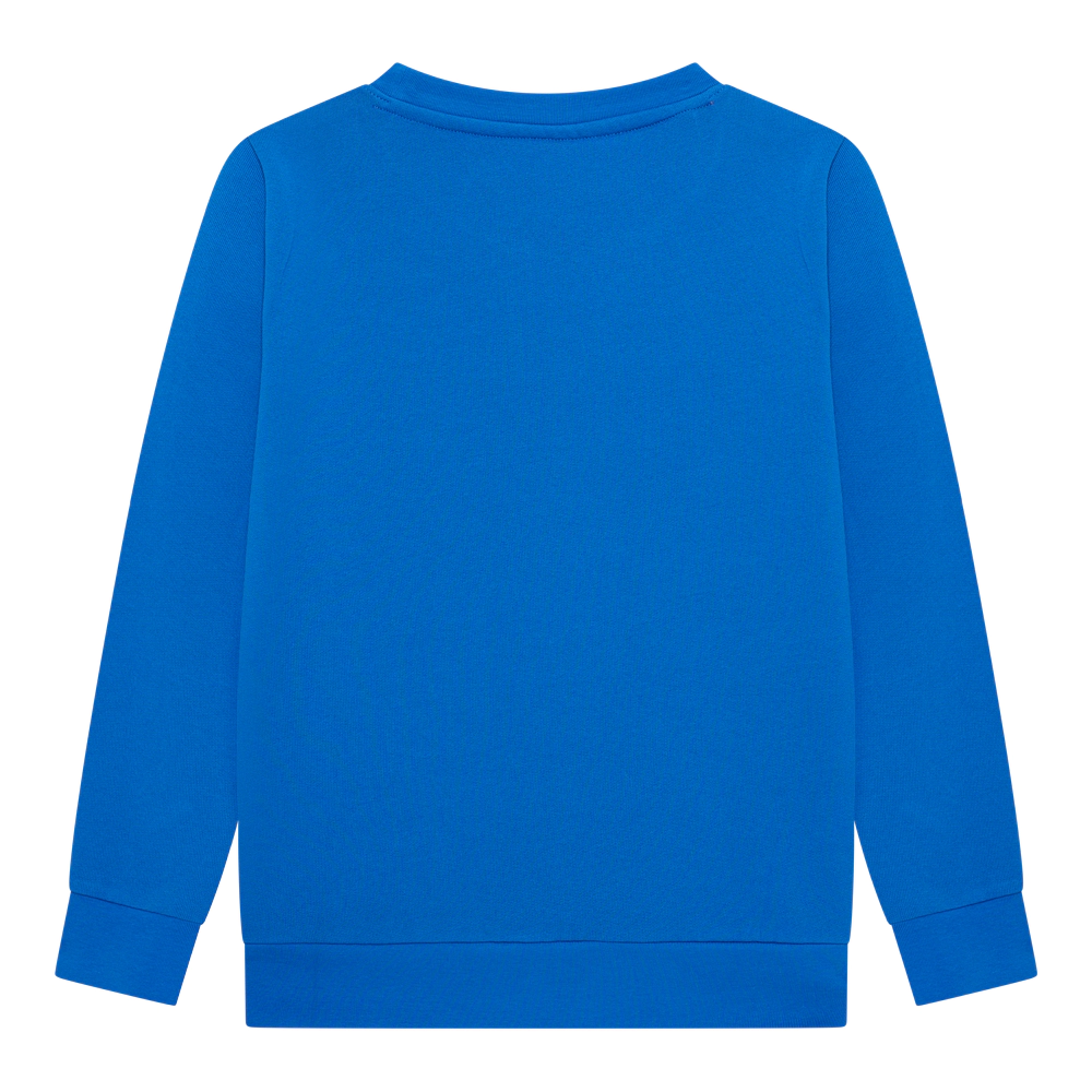Italiaans elftal big logo kids sweater achter