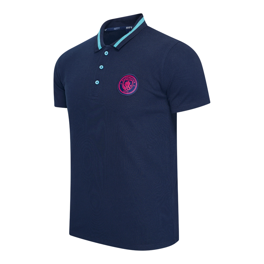 Manchester City heren polo away schuin