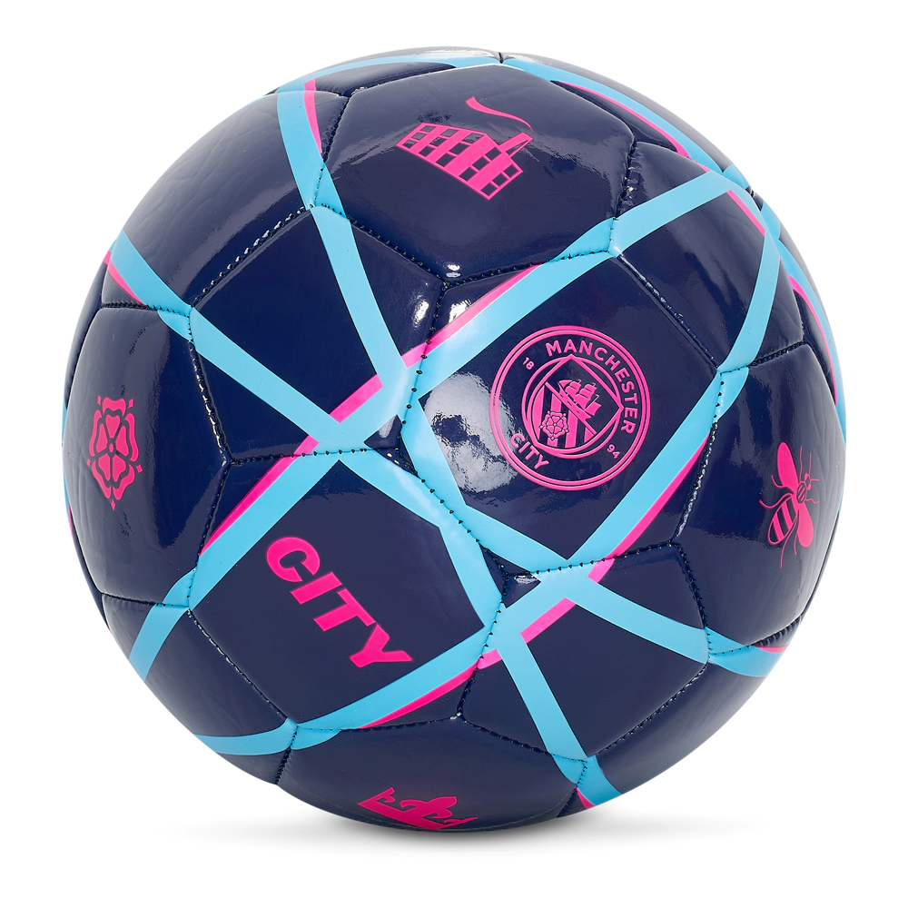 Manchester City stripe voetbal away zijkant