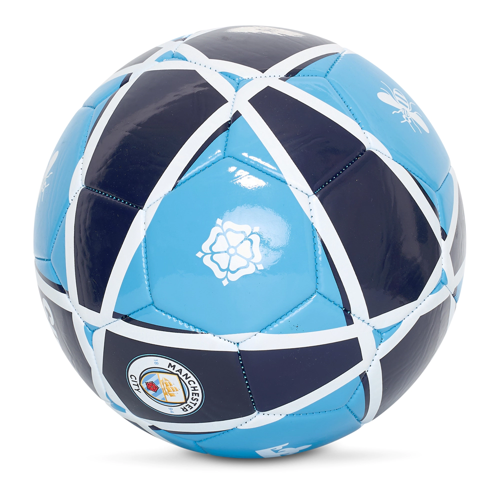 Manchester City stripe voetbal home zijkant
