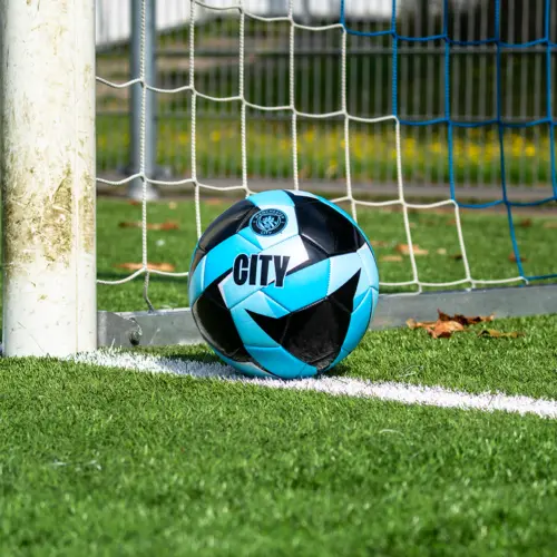 Manchester city two tone voetbal voorkant