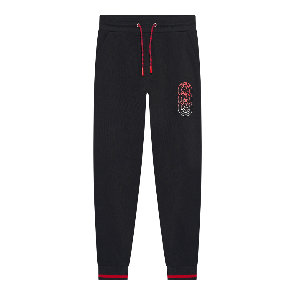 PSG triple logo trainingsbroek zwart kids - Afbeelding 5