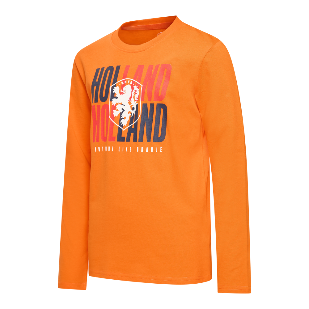 Nederlands elftal pyjama kids zijkant