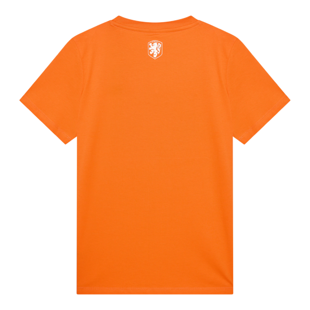 Nederlands Elftal Shirt Big Logo Oranje Achterkant