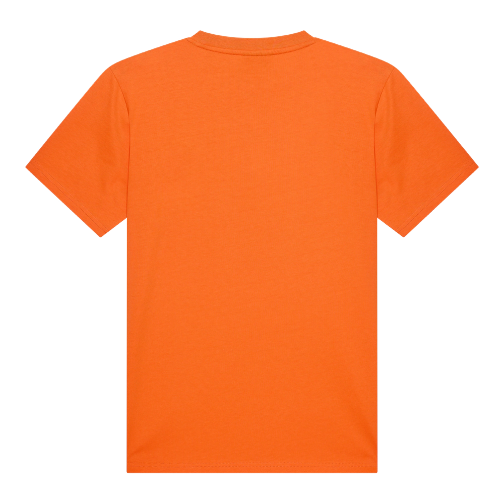Nederlands elftal badge T-shirt oranje Achterkant