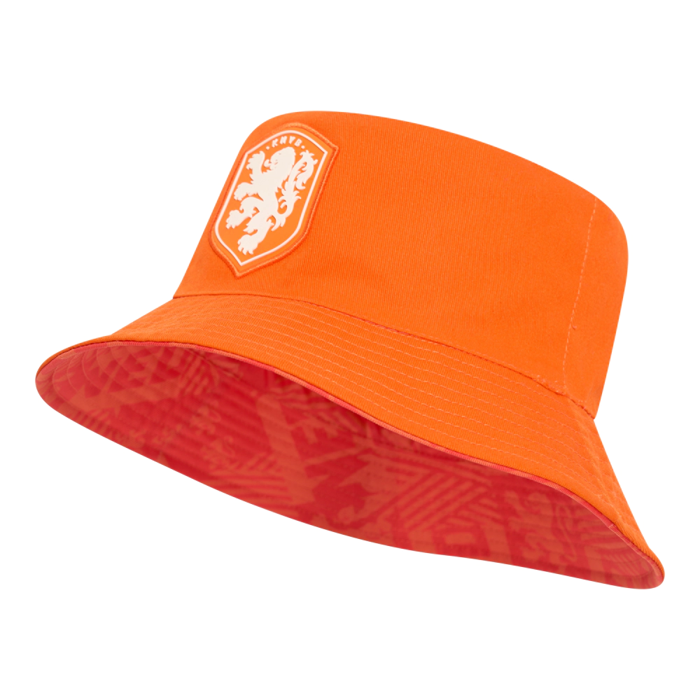 Nederland bucket hat oranje KNVB logo reversible