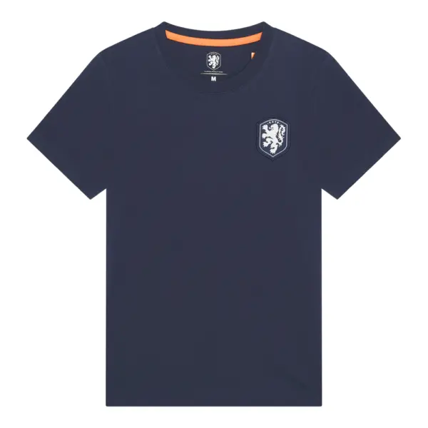 Nederlands elftal logo t shirt navy blue dames