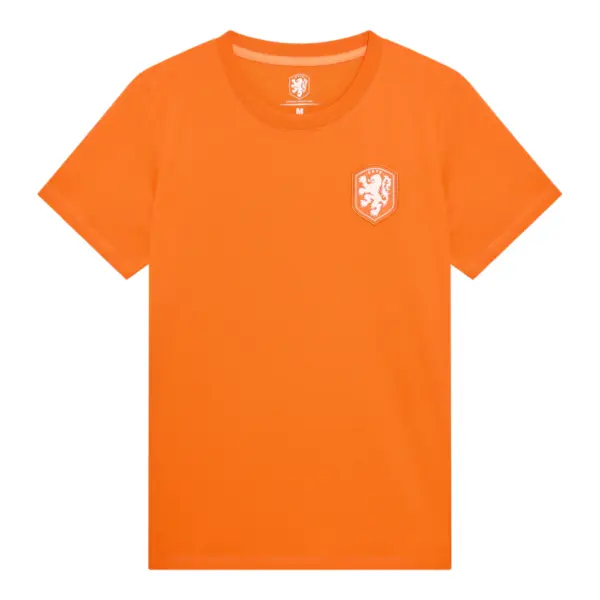 Nederlands elftal logo T-shirt oranje vrouwen