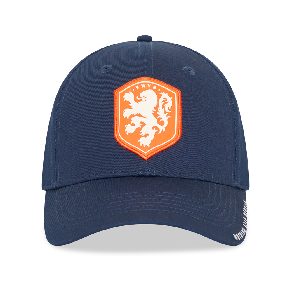 Nederlands elftal logo pet blauw voorzijde