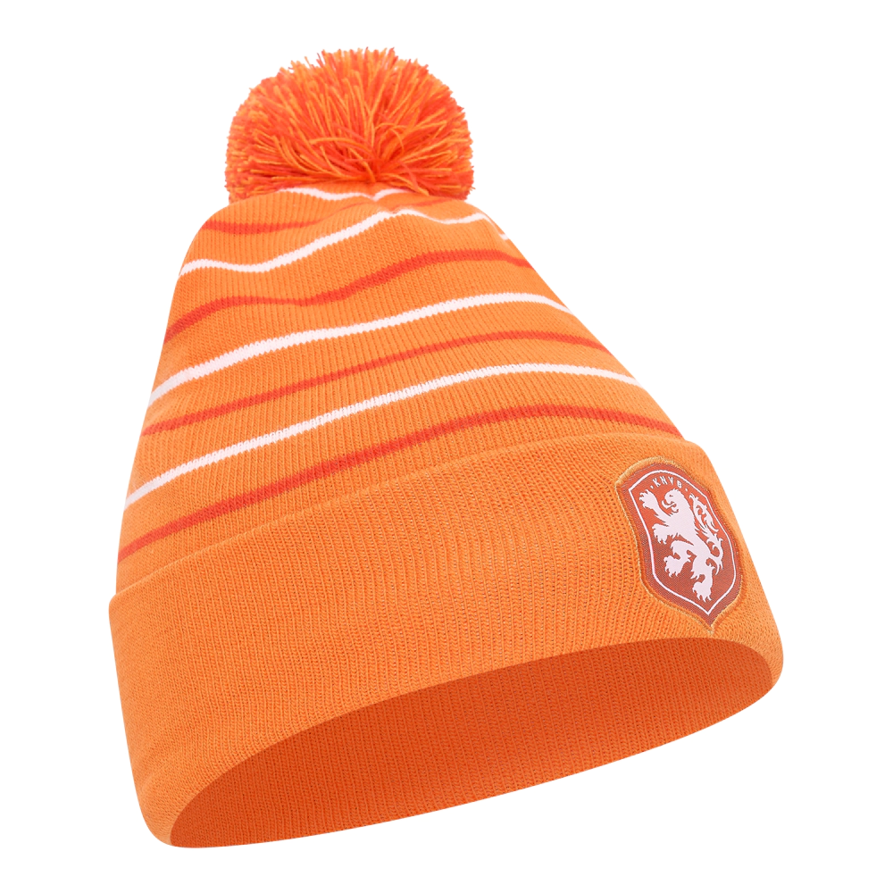 Nederlands elftal muts pompon schuin