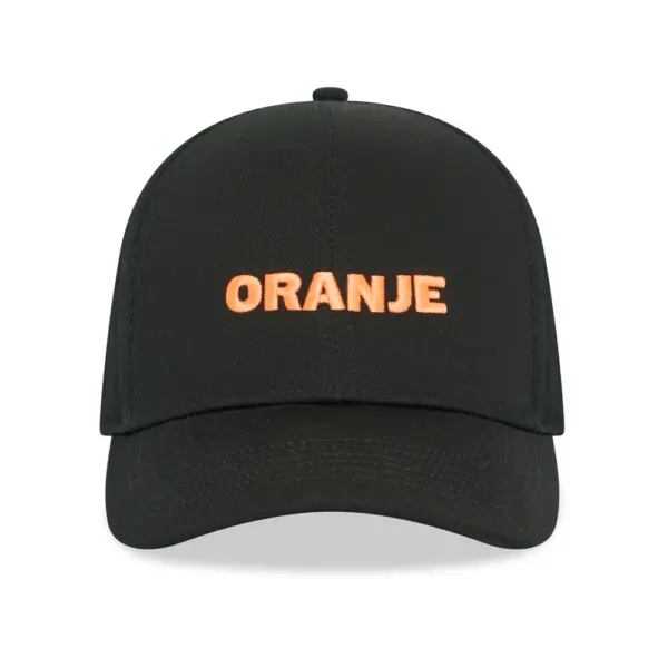 Nederlands elftal oranje pet zwart