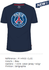 PSG big logo t-shirt heren - Afbeelding 5
