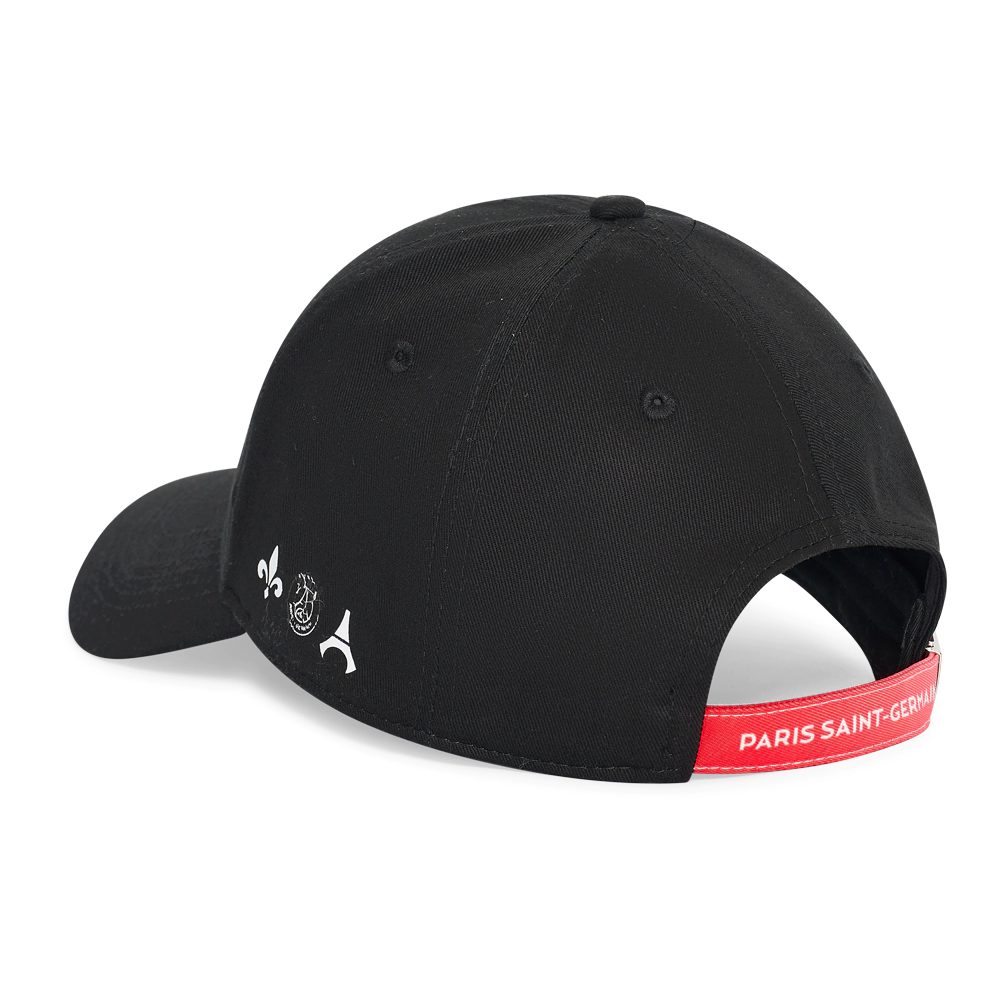 PSG gradient logo pet zwart achterzijde