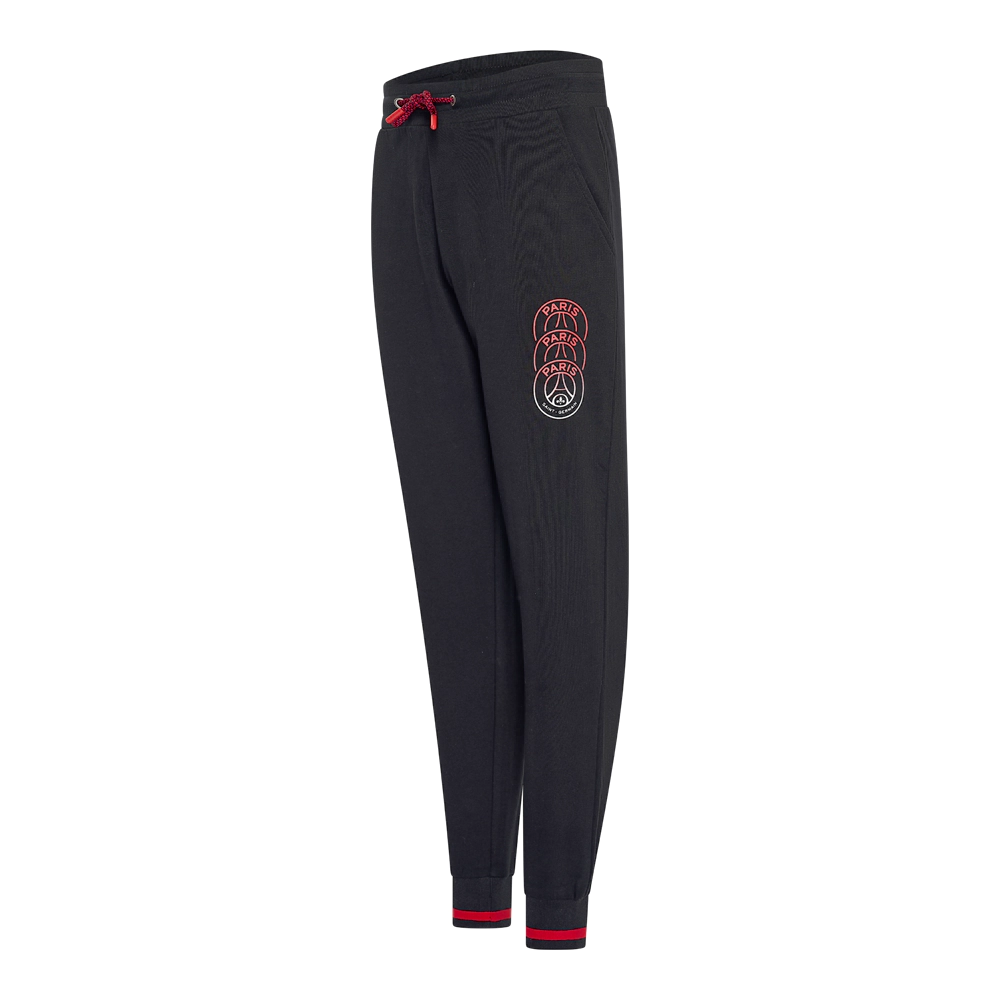 PSG triple logo trainingsbroek kids schuin