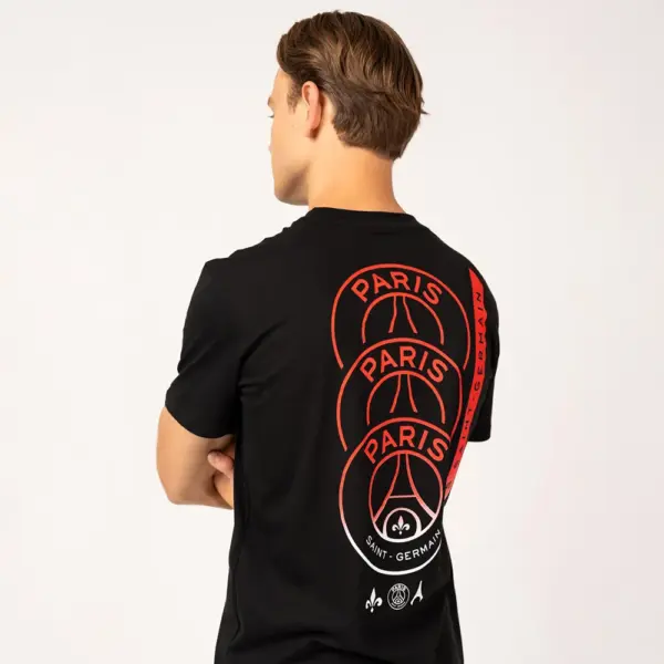 PSG multi logo t-shirt heren