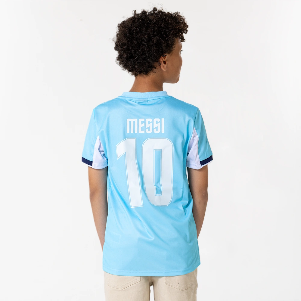Argentinie thuisshirt messi kids model 1
