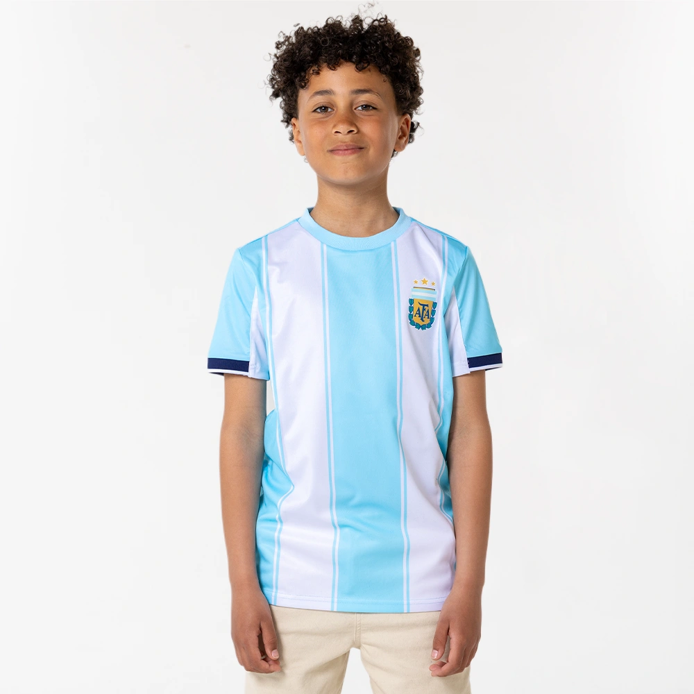 Argentinie thuisshirt messi kids model 2