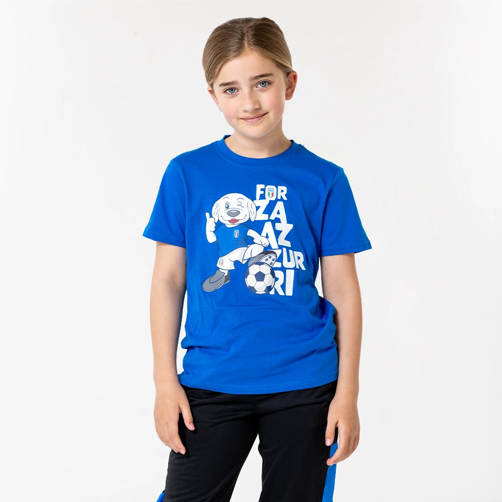 Italie t shirt macotte kids model 2