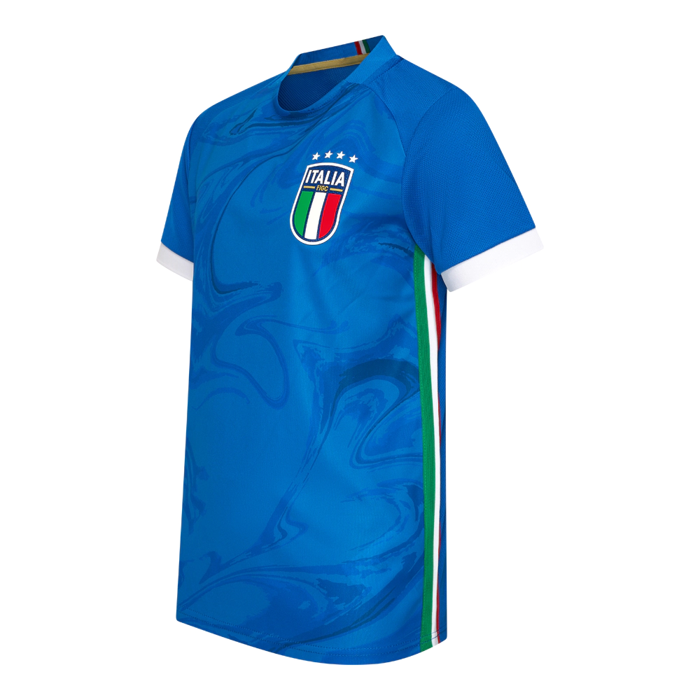 Italië Voetbalshirt Kids - Zijkant