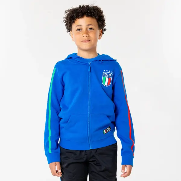 Italië hoodie rits kids