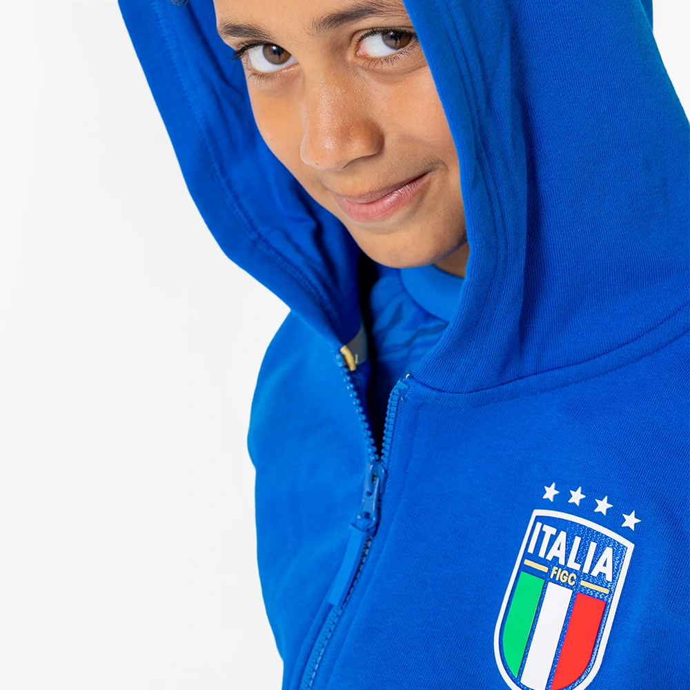 Italie hoodie rits kids model 4