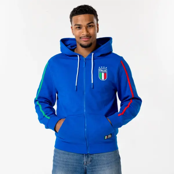 Italië hoodie met rits