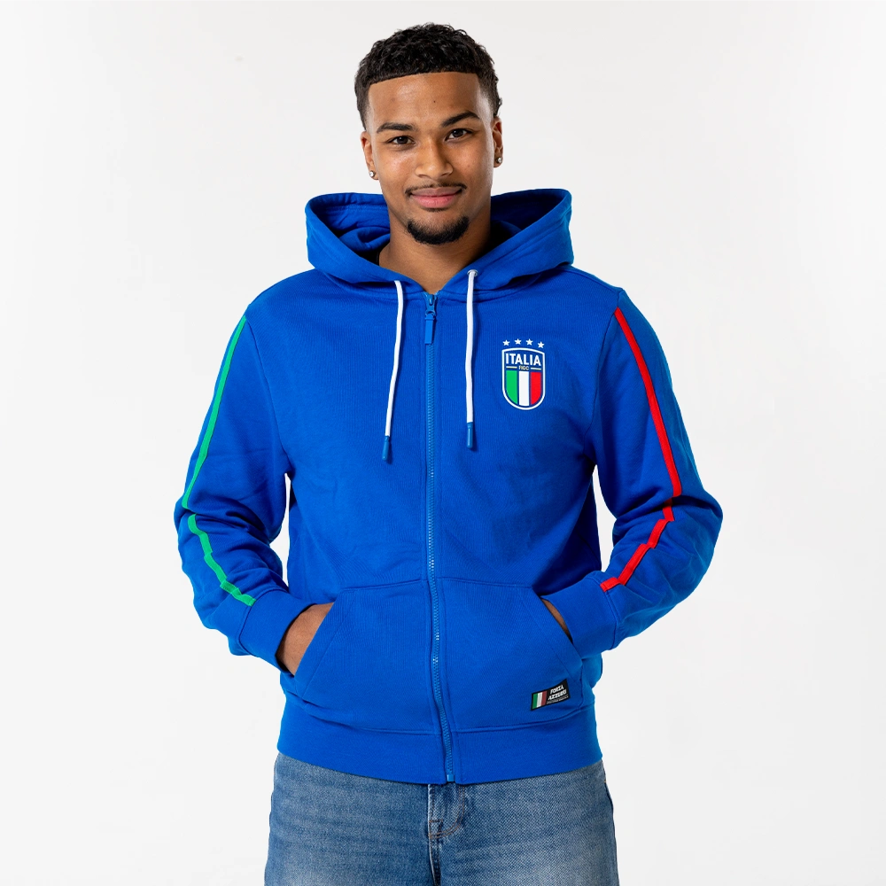 Italie hoodie rits model 1