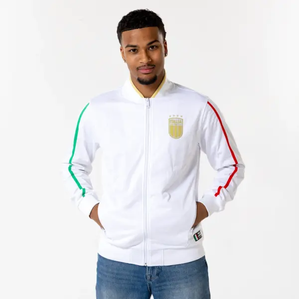 Italië trainingsvest wit
