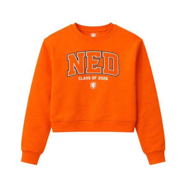 Nederlands Elftal Crop Sweater Vrouwen