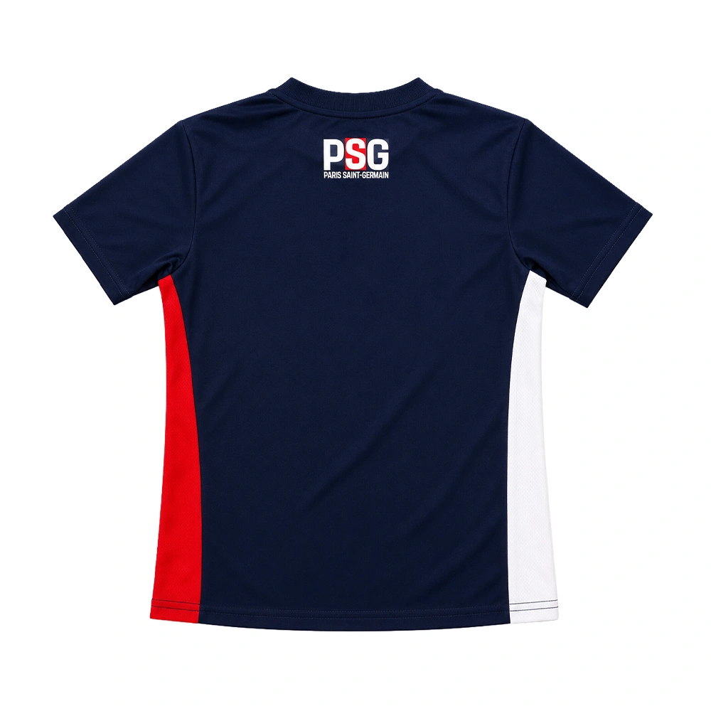 PSG shirt rood wit achterkant