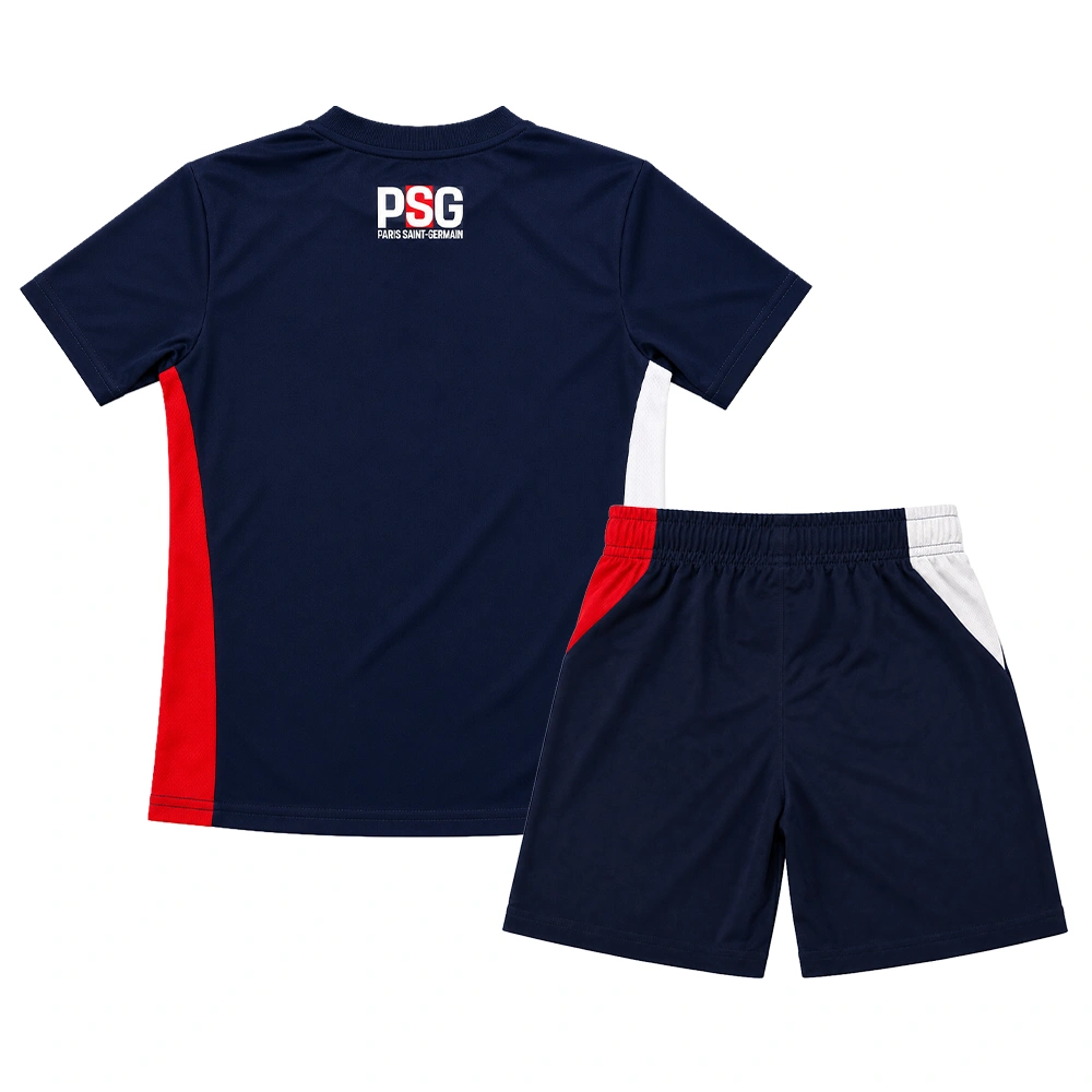 PSG voetabltenue rood wit achterkant