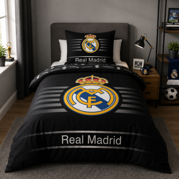 Real Madrid Dekbed Zwart - Sfeer