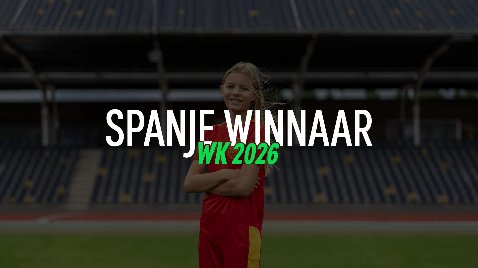 Banner Spanje winnaar WKFinale